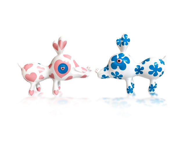 【瓷器擺件】洪易｜花心狗 